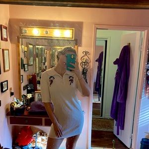 *COTTON BODYCON DRESS WITH BABYDOLL PATCHES*